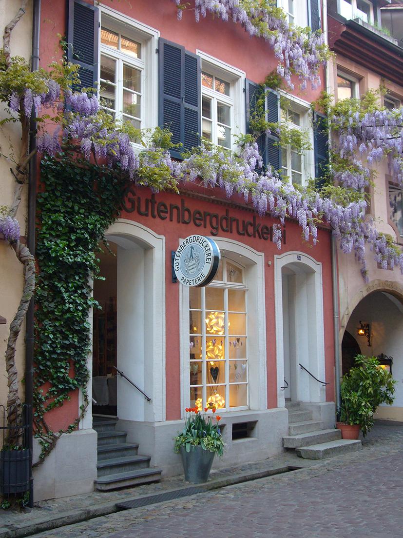 Gutenbergdruckerei Papeterie Hausfront